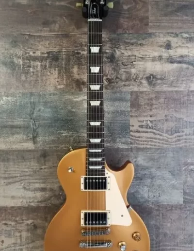 Exposición en pared de guitarra Gibson Les Paul Tribute