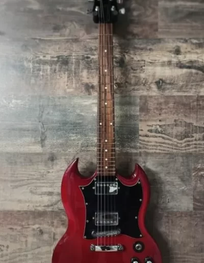 Exposición en pared de guitarra Gibson SG Standard heritage